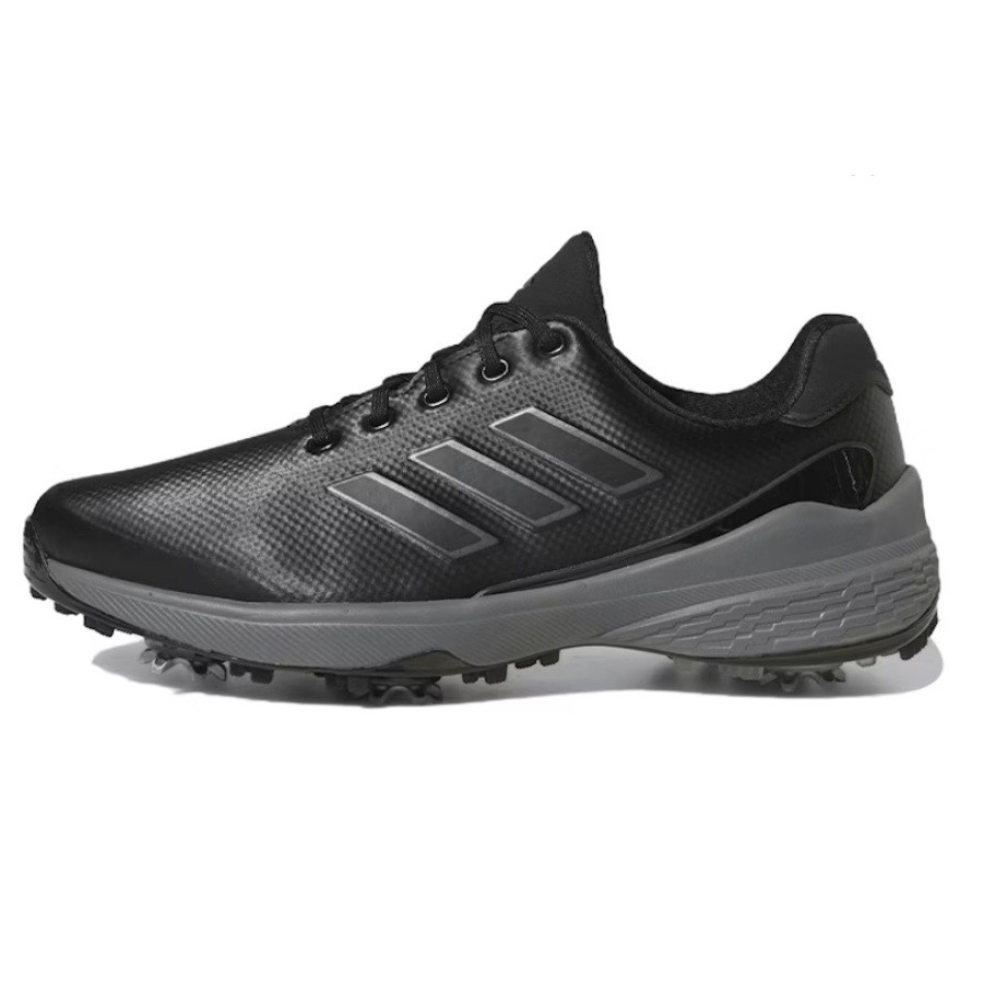 Adidas Men's ZG23 Waterproof Golf Shoe Black/Dark Silver Wide
